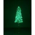 Queens Of Christmas 6 ft. Green Starburst LED Tree LED-TR3D06-LGR